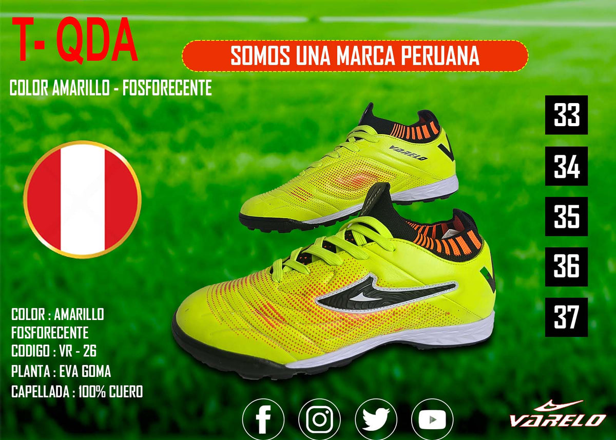 ZAPATILLAS VARELO T-QDA – Máxima Tracción en Grass Sintético