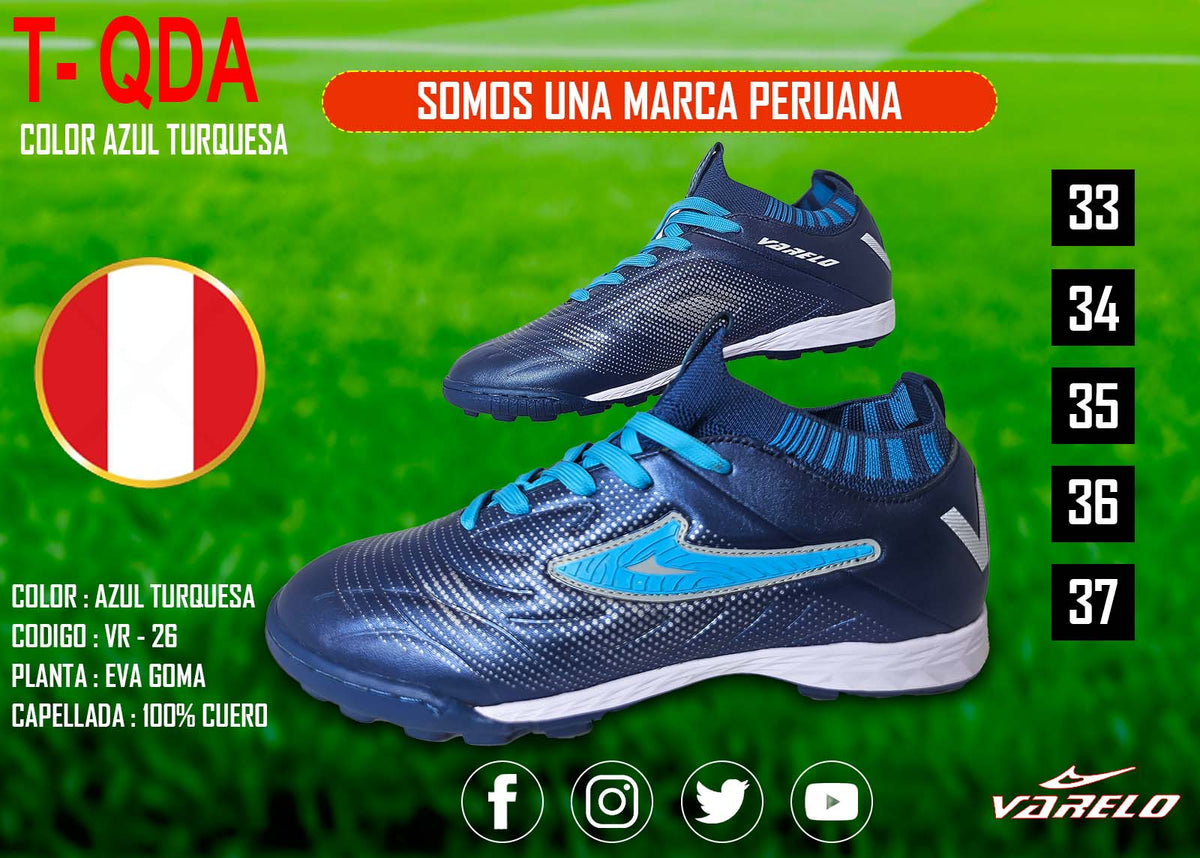 ZAPATILLAS VARELO T-QDA – Máxima Tracción en Grass Sintético