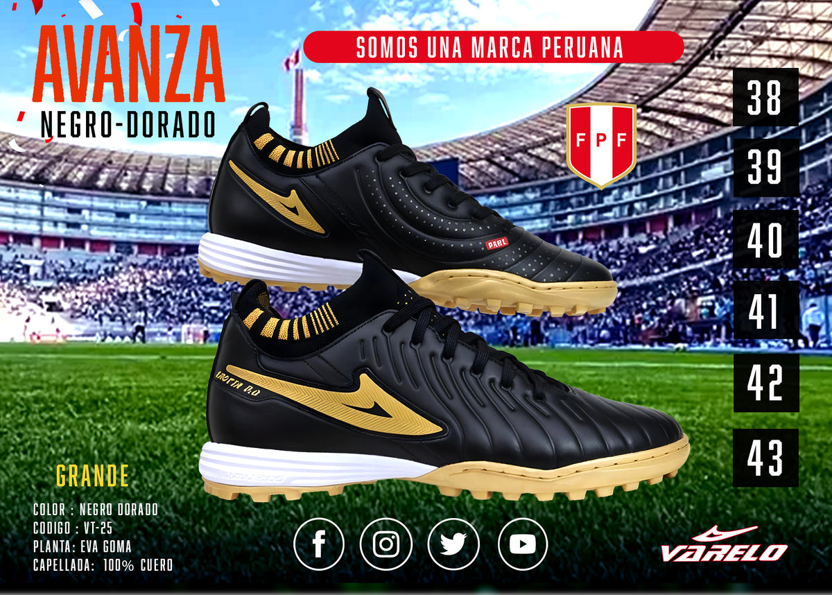 ZAPATILLAS VARELO AVANZA TF – Máxima Tracción en Grass Sintético