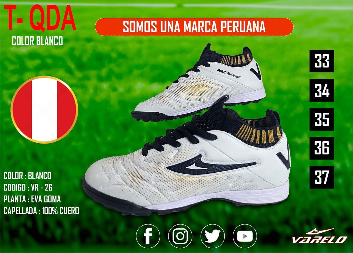 ZAPATILLAS VARELO T-QDA – Máxima Tracción en Grass Sintético