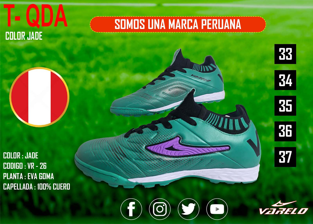 ZAPATILLAS VARELO T-QDA – Máxima Tracción en Grass Sintético