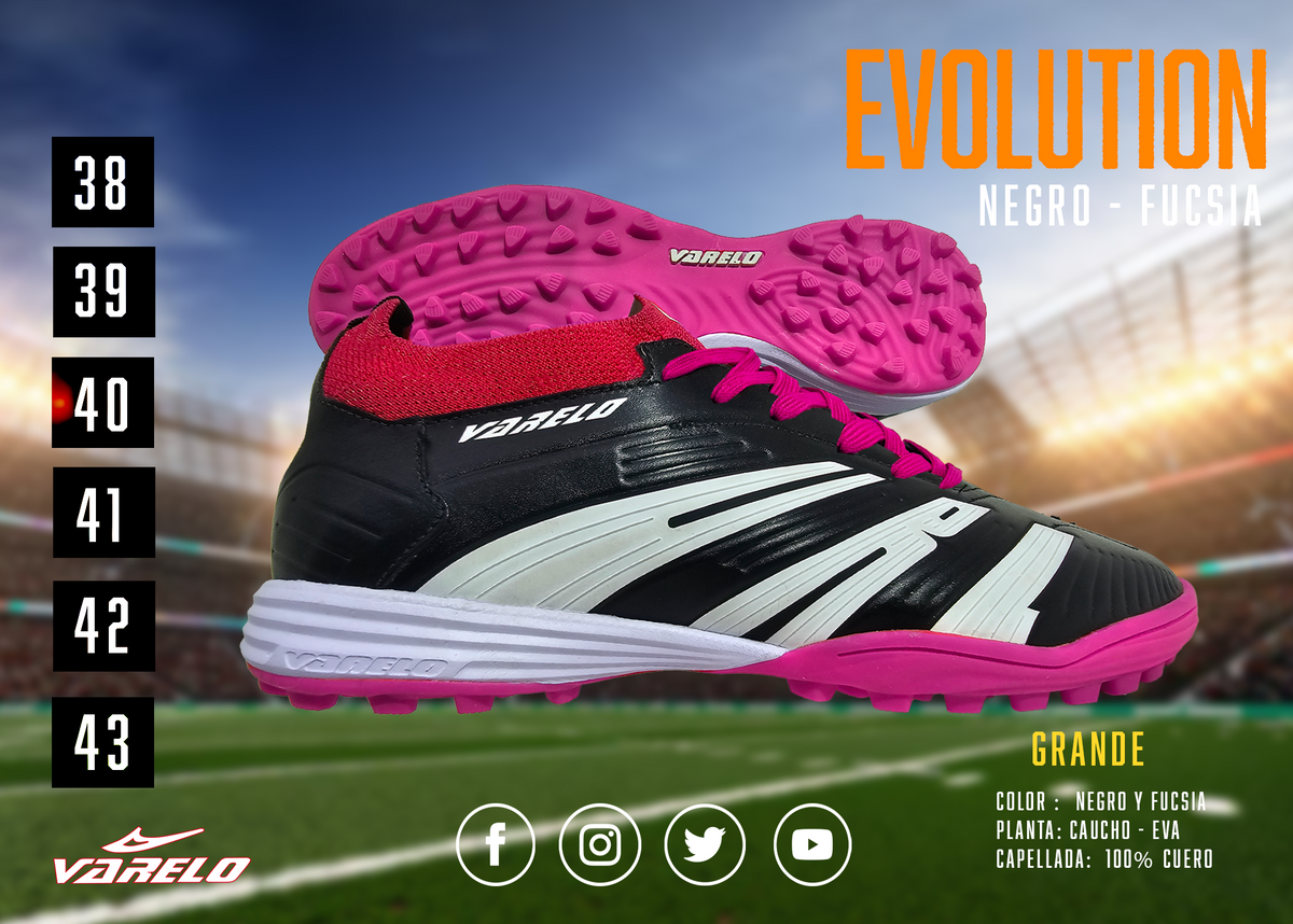 ZAPATILLAS VARELO EVOLUCIÓN – Máxima Tracción en Grass Sintético