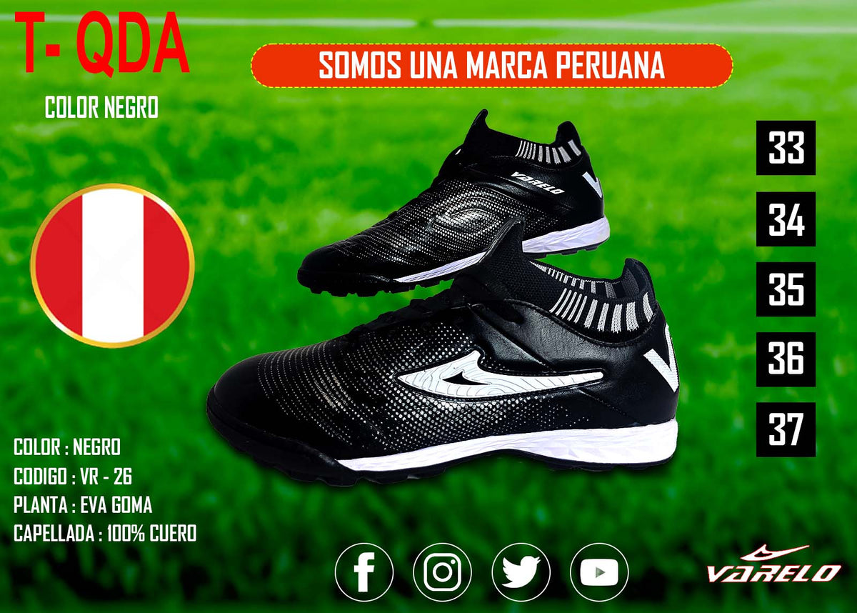 ZAPATILLAS VARELO T-QDA – Máxima Tracción en Grass Sintético