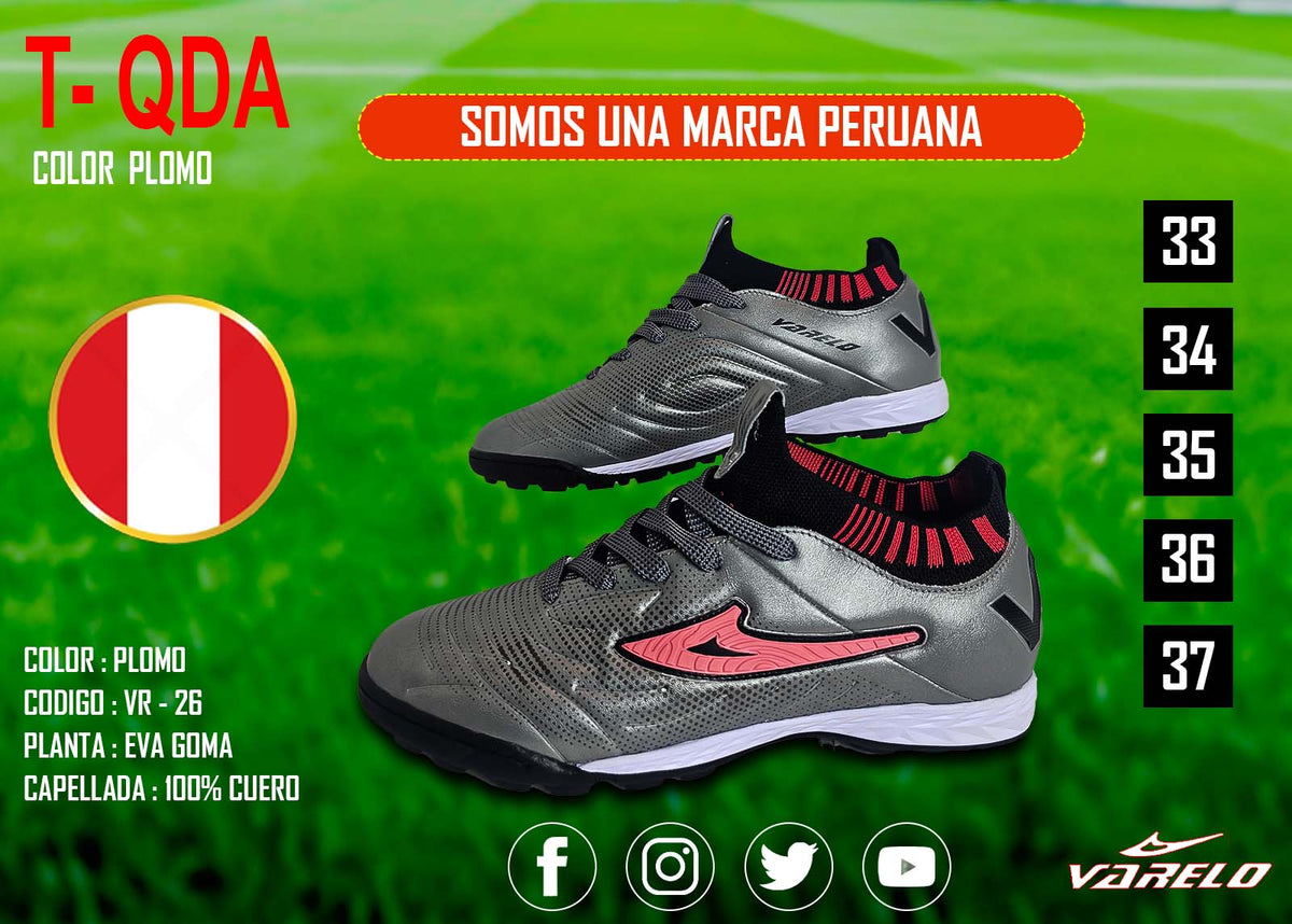 ZAPATILLAS VARELO T-QDA – Máxima Tracción en Grass Sintético