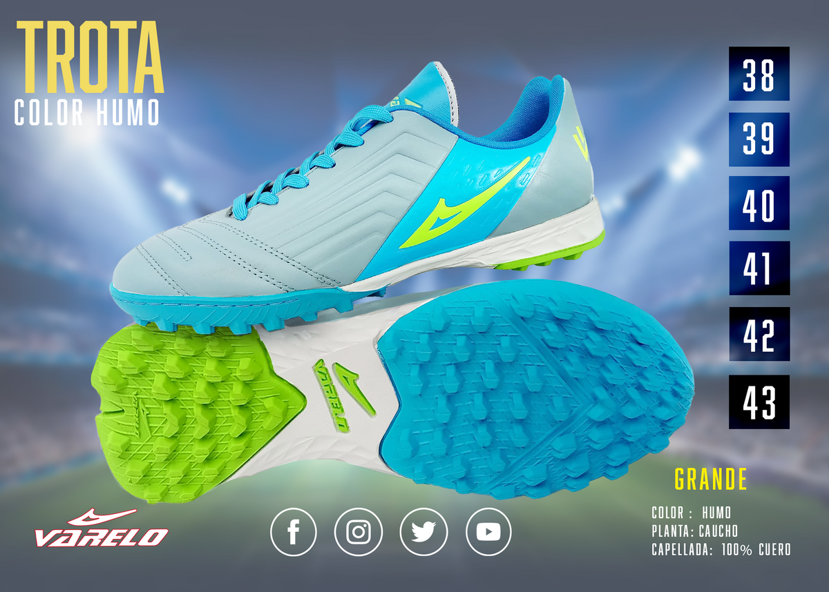 ZAPATILLAS VARELO TROTTA – Máxima Tracción en Grass Sintético