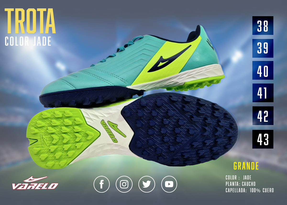 ZAPATILLAS VARELO TROTTA – Máxima Tracción en Grass Sintético