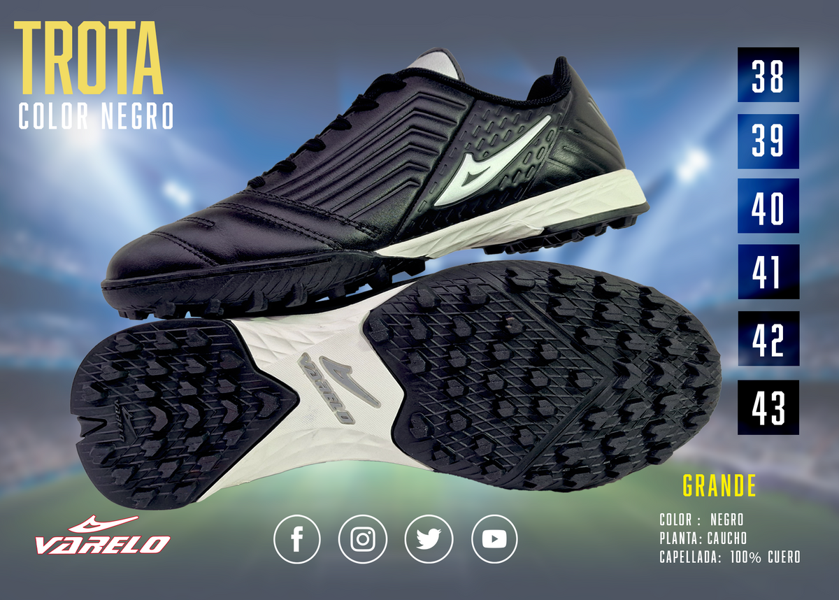ZAPATILLAS VARELO TROTTA – Máxima Tracción en Grass Sintético