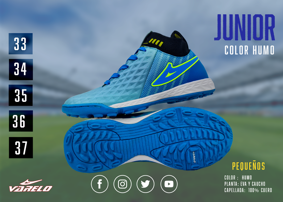 ZAPATILLAS VARELO APTAB JUNIOR – Máxima Tracción en Grass Sintético