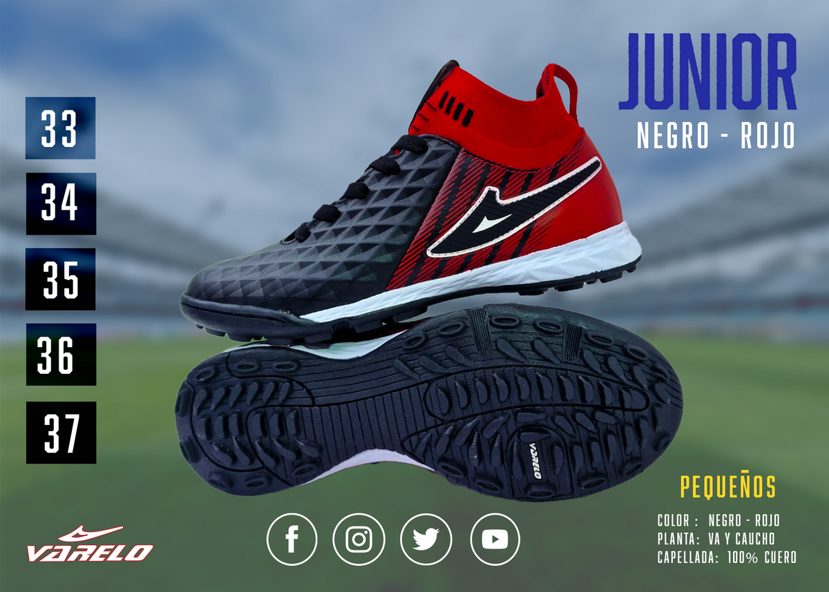 ZAPATILLAS VARELO APTAB JUNIOR – Máxima Tracción en Grass Sintético